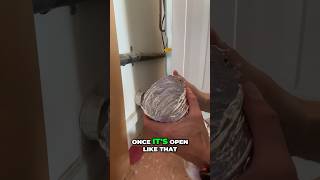 Secret to Easy Dryer Vent Hose Installation [upl. by Yornek905]