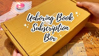 UNBOXING BOOK SUBSCRIPTION BOX [upl. by Ibmab]