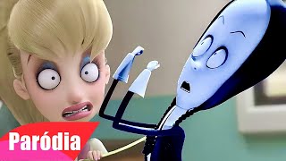 A FAMÍLIA ADDAMS  WANDINHA DO BARRACO NA ESCOLA  PARÓDIA [upl. by Norre]