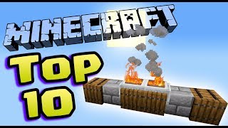 10 DECORAÇÕES PARA VOCÊ USAR NO SEU MUNDO  MINECRAFT [upl. by Rother]