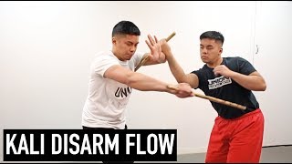 Kali Stick Disarm Flow  Inside Angle [upl. by Millan]