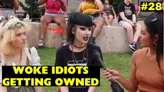 DELUSIONAL woke MORONS getting Triggered and OWNED  Clown world compilation 28 [upl. by Gnilrets]