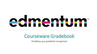 Edmentum Courseware Gradebook Overview [upl. by Ivana311]