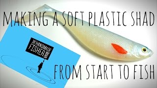 Making a soft plastic lure from start to fish [upl. by Neret]