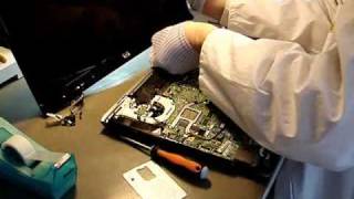 Reparation demontage PC portable HP DV 9000 Partie 36 [upl. by Nolad929]