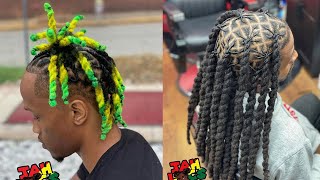 Dreadlock Styles For Men Compilation By Jah Locs [upl. by Nila]