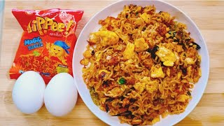 ఎగ్ నూడిల్స్ Everyone love this Fried Yippee Egg Noodles  Fried Egg Masala Noodles [upl. by Kcirdef]