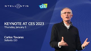 Stellantis CEO Carlos Tavares Keynote  CES 2023 full version [upl. by Yesnnyl]