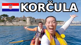 One Croatian Island to Visit THIS IS IT  Korčula Croatia  Croatia Travel Vlog [upl. by Hola]