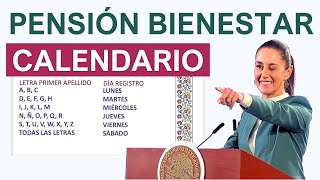 LA PRESIDENTA Publica Calendario Pensión y Nuevos Derechos [upl. by Eceryt]