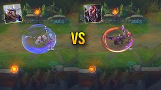 Garen Iconic VS GOD KING Skin Comparison Wild Rift [upl. by Marchall]