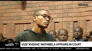 Vusi Khekhe appears in court [upl. by Slein770]