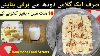 Barfi Recipe by Sehri  Desserts Recipes  Easy Recipes  Khoya Barfi  Milk Barfi  Mithai Recipe [upl. by Diantha]