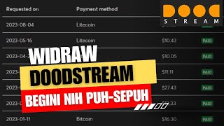 Cara Payout Widrawal Doodstream [upl. by Ahsikan]