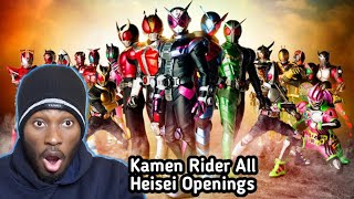 Kamen Rider All Heisei Openings Reaction [upl. by Enautna]