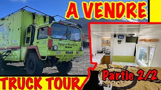 A VENDRE  Camion aménagé MAN KAT  TRUCK TOUR intérieur  Partie 22  Voyage et Nouvelle Vie 116 [upl. by Kane]