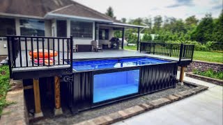 Best Shipping Container Swimming Pool Ideas and Their Benefits [upl. by Viguerie]