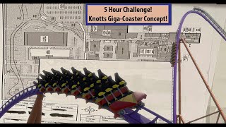 Knotts Berry Farm 20232024 GigaCoaster Concept No Limits 2 CONCEPT [upl. by Nonnaer]