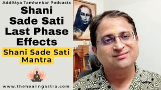 Shani Sade Sati Last Phase Effects  Shani Sade Sati Mantra shanisadesati makarrashi jyotish [upl. by Estel]