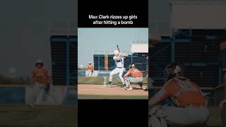 Max Clark rizzes up girls after hitting a bomb shorts [upl. by Utter446]