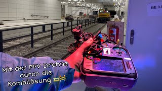 Mit der FPV Drohne durch die Karlsruher Kombilösung Baustelle mal anders this is Cinematic FPV [upl. by Calvo823]