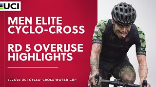 Round 5  Men Elite Highlights  202122 UCI CX World Cup  Overijse [upl. by Jourdan]