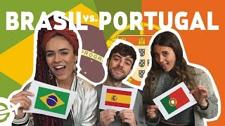 PORTUGUÉS DE PORTUGAL vs DE BRASIL  vdeviajarcom [upl. by Raynah]