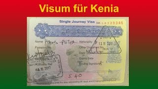 Kenia Info Visum  Pflicht [upl. by Scandura]