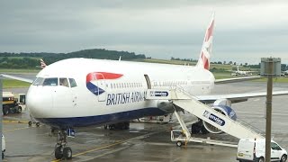 British Airways 767 Flight Report  Edinburgh BA Lounge  Edinburgh to Heathrow [upl. by Fugere]