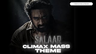 Salaar Climax Mass BGM 🔥  Salaar Mass BGM  Salaar BGM  Download Link In Description [upl. by Acceb]