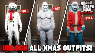 UNLOCK The Yeti Outfit Snowman Outfit amp Gooch Outfit In GTA 5 Online [upl. by Vic]