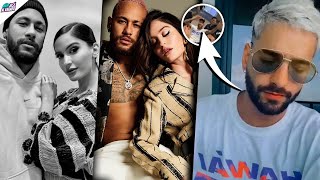 Maluma muy TRISTE Neymar le envía indirecta por Natalia Barulich Así RESPONDIÓ [upl. by Darooge616]