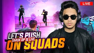 Lets Destroy SquadsSmuk Op PUBG MOBILE LIVE STREAM [upl. by Fredi]