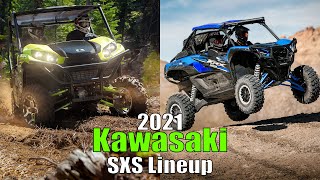 2021 Kawasaki SXS Lineup FIRST LOOK [upl. by Okir207]