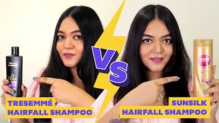 Sunsilk Vs Tresemme  The ULTIMATE HAIRFALL Shampoo Battle  Be Beautiful [upl. by Janiuszck]