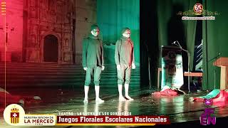 JUEGOSFLORALESESCOLARESNACIONALES  TEATRO LA LUCHA DE LOS GORRIONES [upl. by Berfield]