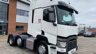 RENAULT T480 EURO 6 6X2 TRACTOR UNIT 2020  PN20 FKV [upl. by Ilagam962]