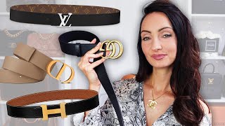 5 BEST Designer Belts 2021 😮 ft Hermes Gucci Louis Vuitton Dior [upl. by Aliwt]