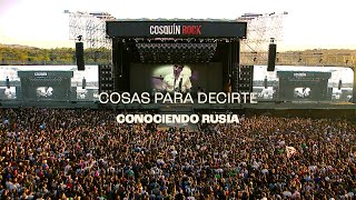 CONOCIENDO RUSIA  COSAS PARA DECIRTE En vivo en Cosquin Rock 2024 [upl. by Kynan60]