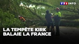 La tempête Kirk balaie la France [upl. by Hinda]