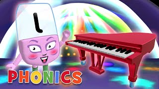 Phonics  Learn to Read  Singing a Simple Song  Alphablocks [upl. by Oirasor]