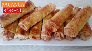 Pastırmalı Paçanga böreği tarifi Kolay börek tarifleri börek tarifleri [upl. by Wallache]