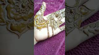 Easy Mehndi design 🌺🌹mehndi henna youtubeshorts shorts viral anvimehndiart70 [upl. by Traci]