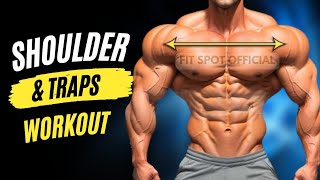 Most Effective Shoulder And Traps Workout [upl. by Jewelle]