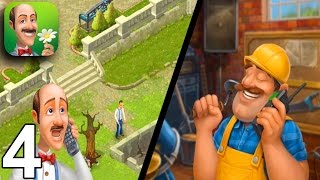 GARDENSCAPES NEW ACRES Walkthrough Gameplay Part 4  Day 4 iOS Android [upl. by Guthrey]