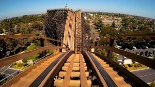 GhostRider Wooden Roller Coaster POV HD 1080p Knotts Berry Farm [upl. by Rocker404]