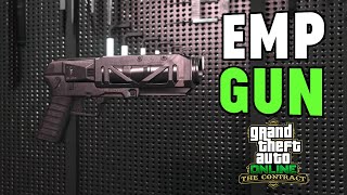 How to Unlock The New EMP Gun Compact EMP Launcher in GTA Online The Contract [upl. by Evannia]