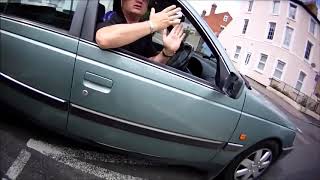 UK Road Rage  Driver Attacks Cyclist  Watch Until The End [upl. by Akins]