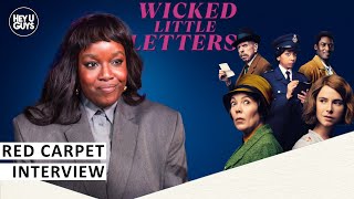 Lolly Adefope  Wicked Little Letters European Premiere Red Carpet Interview [upl. by Devland324]