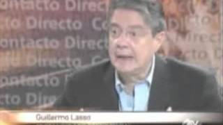 GUILLERMO LASSO METE LA PATA EN VIVO EN PLENA ENTREVISTA [upl. by Elleirbag]